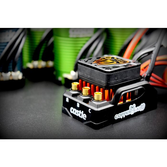Castle Creations 010-0168-00 COPPERHEAD 10 ESC Sensored 1412 3200KV LIMITED SCT