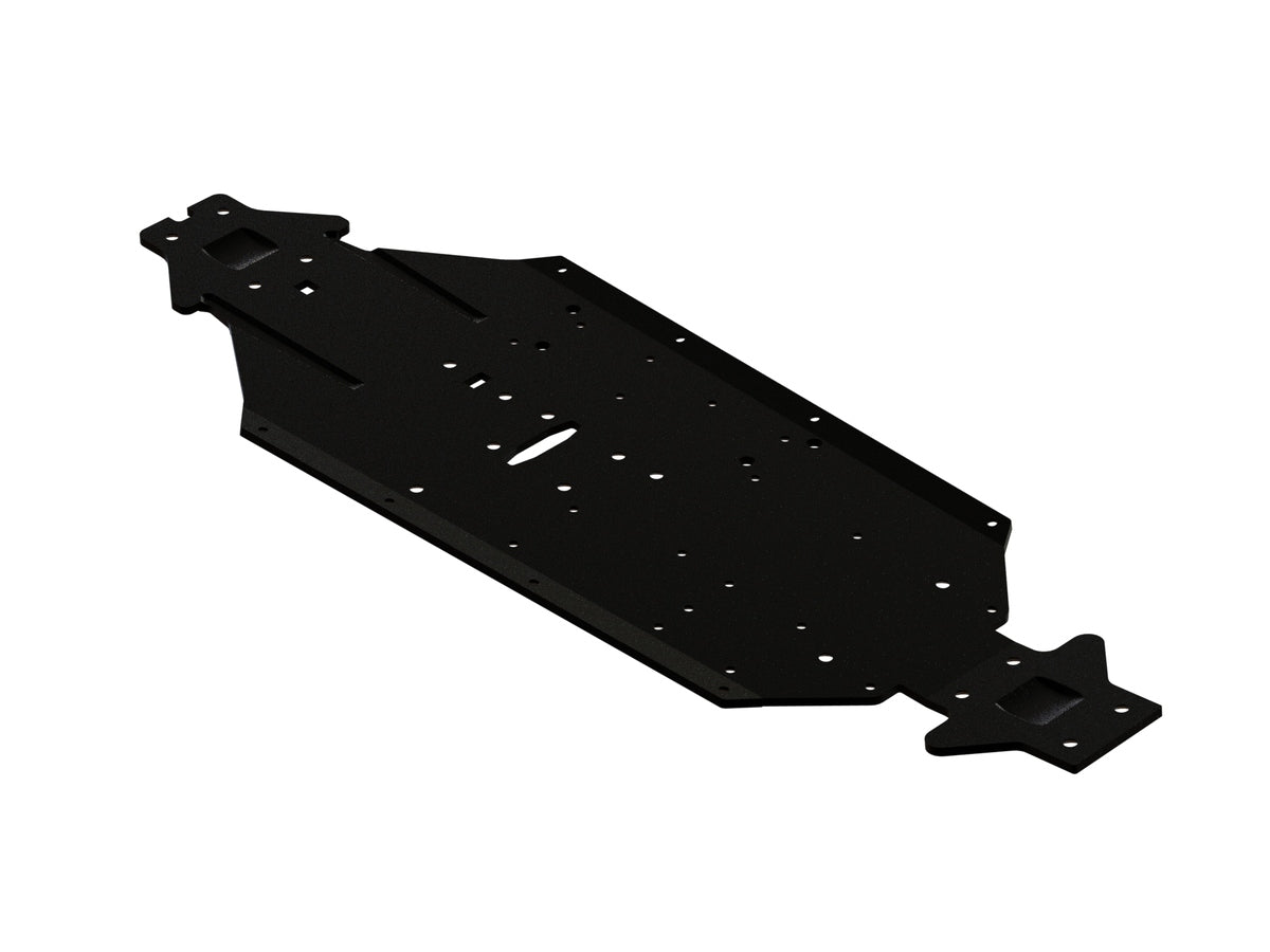 ARRMA ARA320621 ALUMINUM CHASSIS SWB (BLACK)