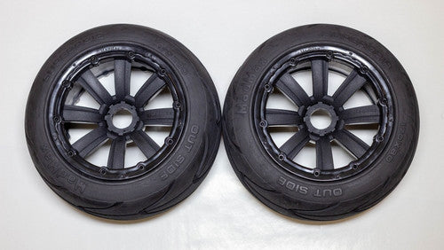 MadMax MMX150R Complete Assembled "Supergrip" Onroad Tire/Wheel set for HPI