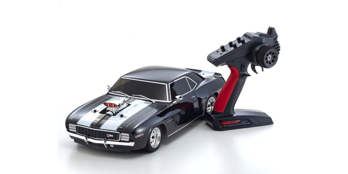KYOSHO Fazer Mk2 1969 Chevy Camaro Z/28 RS Supercharged VE, Tuxedo Black, 1/10 Turismo eléctrico 4WD