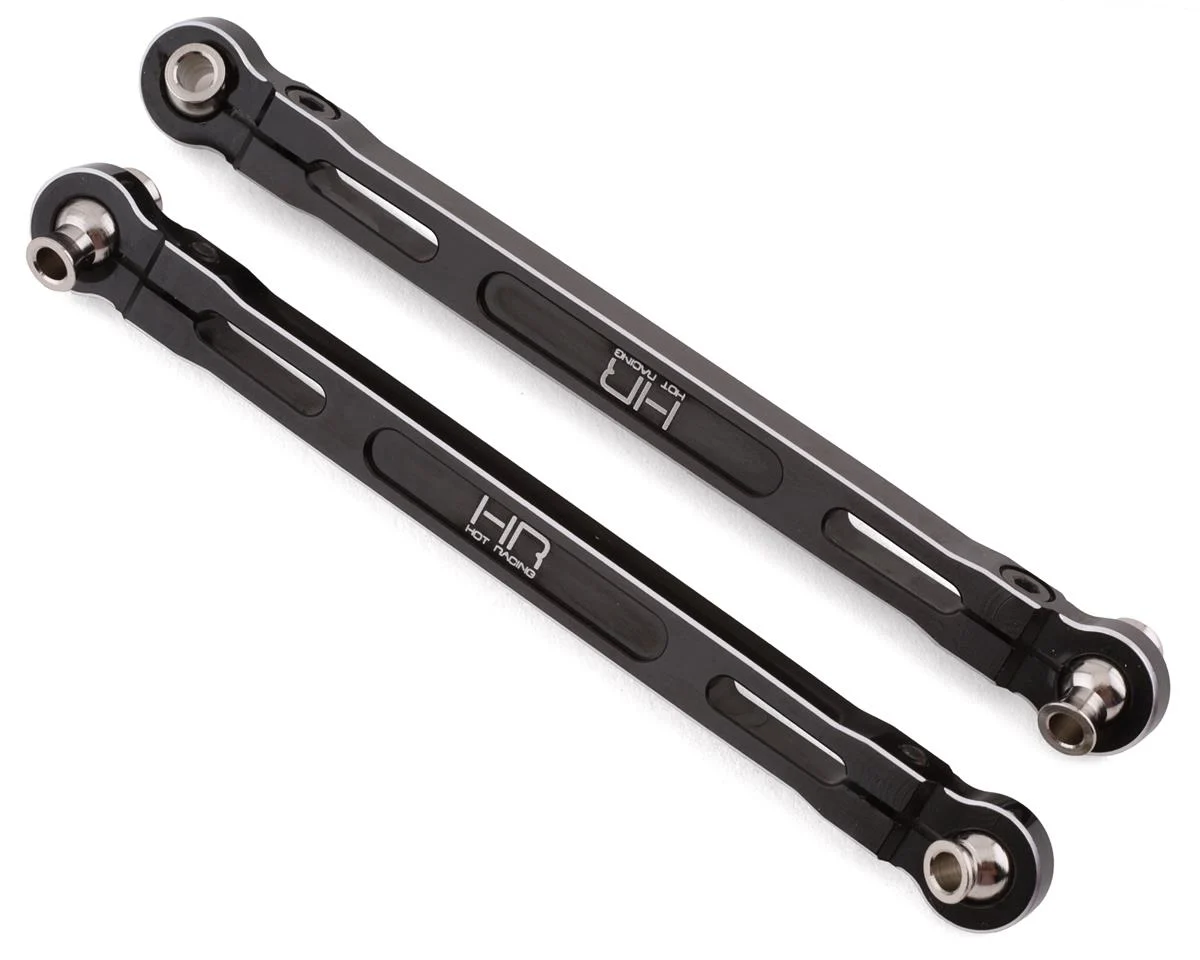 Hot Racing MXX49T01 Traxxas Maxx Aluminum Steering Toe Links (Black) (2)