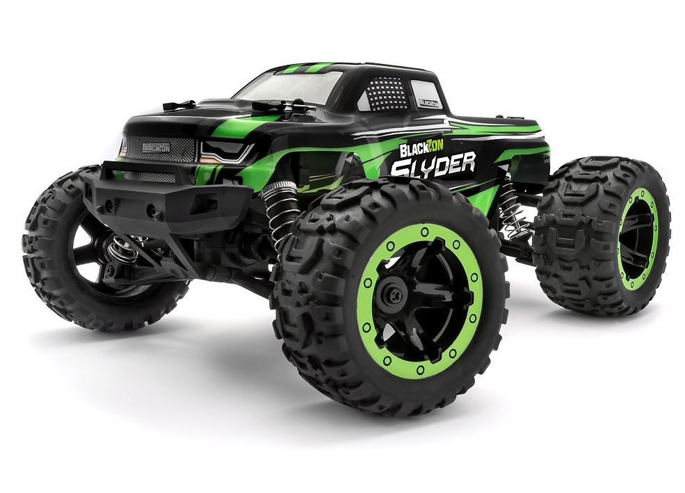 Black Zion Slyder BZN540100 1/16th RTR 4WD Electric Monster Truck - Green