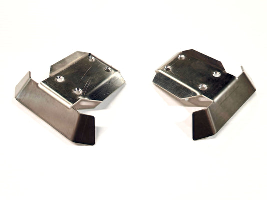 Island Hobby Nut TRAXXAS SLEDGE STAINLESS STEEL FRONT & REAR SKID PLATES
