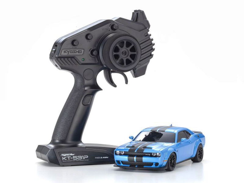 KYOSHO KYO32621BL MINI-Z AWD MA-020 Readyset Dodge Challenger SRT Hellcat