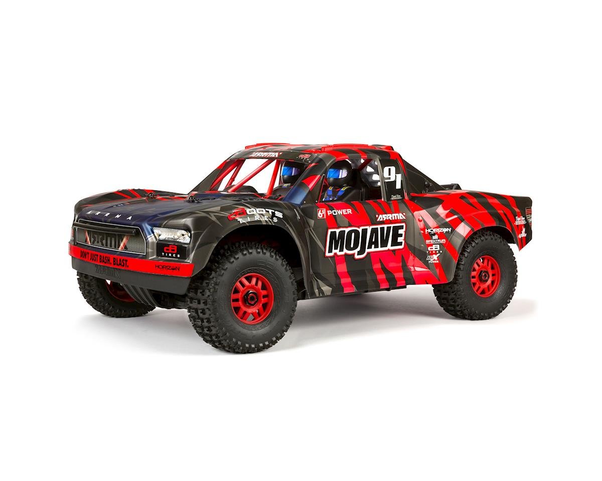 Arrma ARA7604V2T2 Mojave Red 6S BLX sans balais RTR 1/7 4WD RTR Desert Racer (V2)