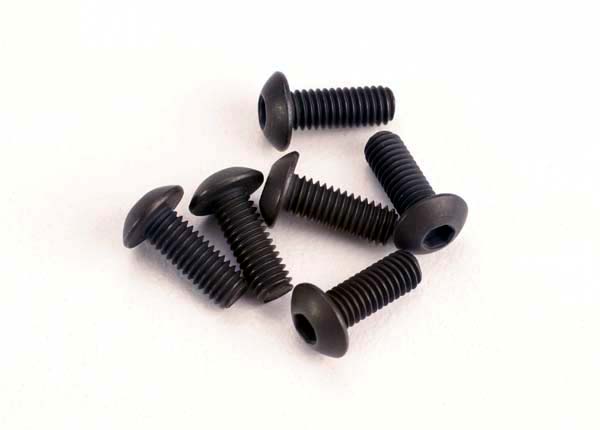 Traxxas 2576 Vis à tête boutonnée 3x8 mm (6)