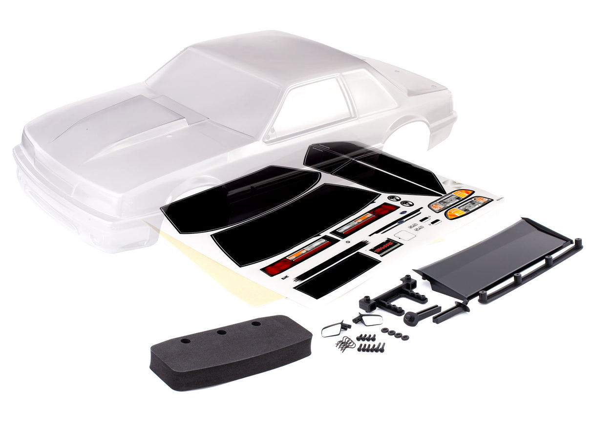 TRAXXAS 9421 BODY MUSTANG FOX CLEAR