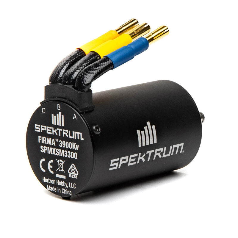 Moteur sans balais SPEKTRUM SPMXSM3300 Firma 3900Kv 4 pôles