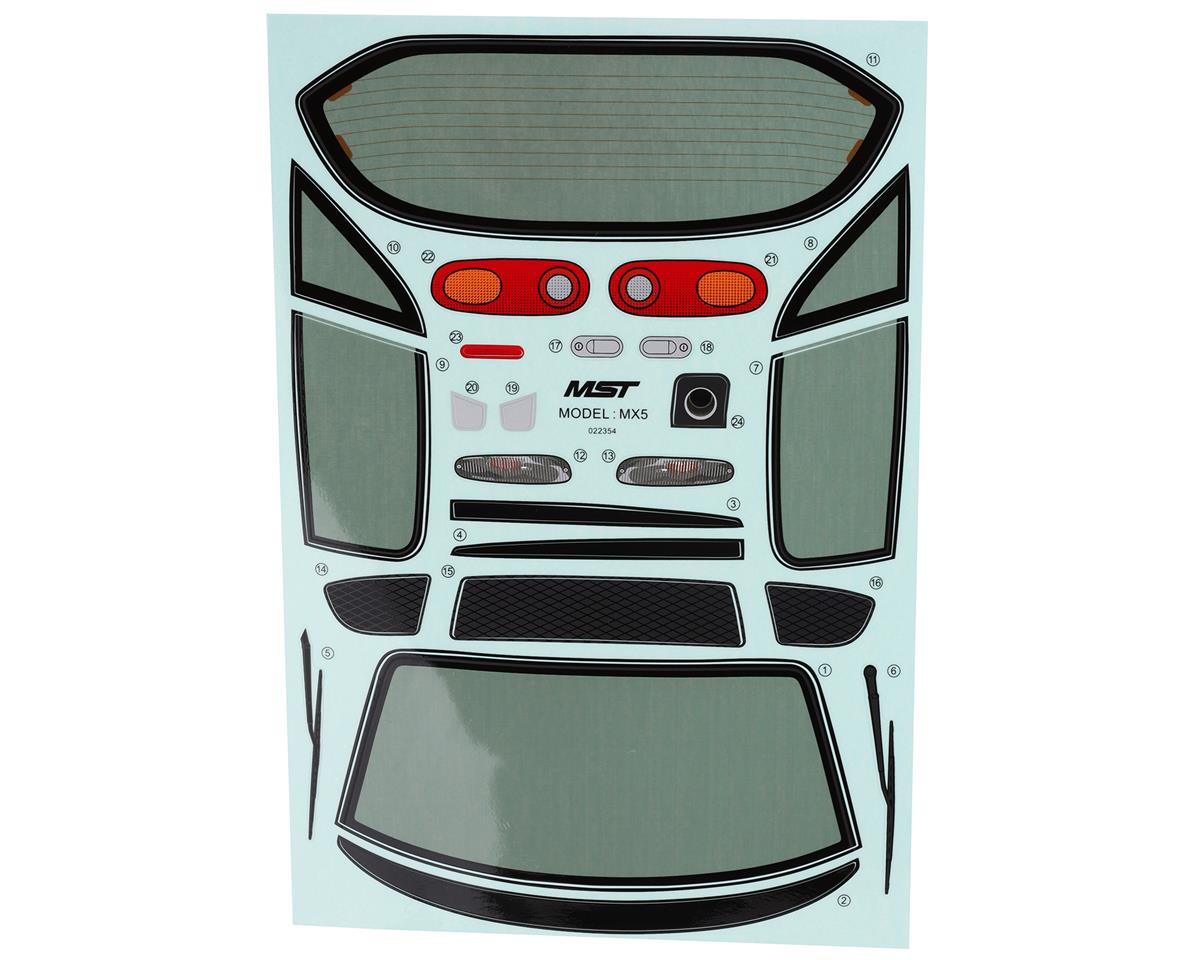 MST MXS-720014 MX5 Carrocería Touring (Transparente)