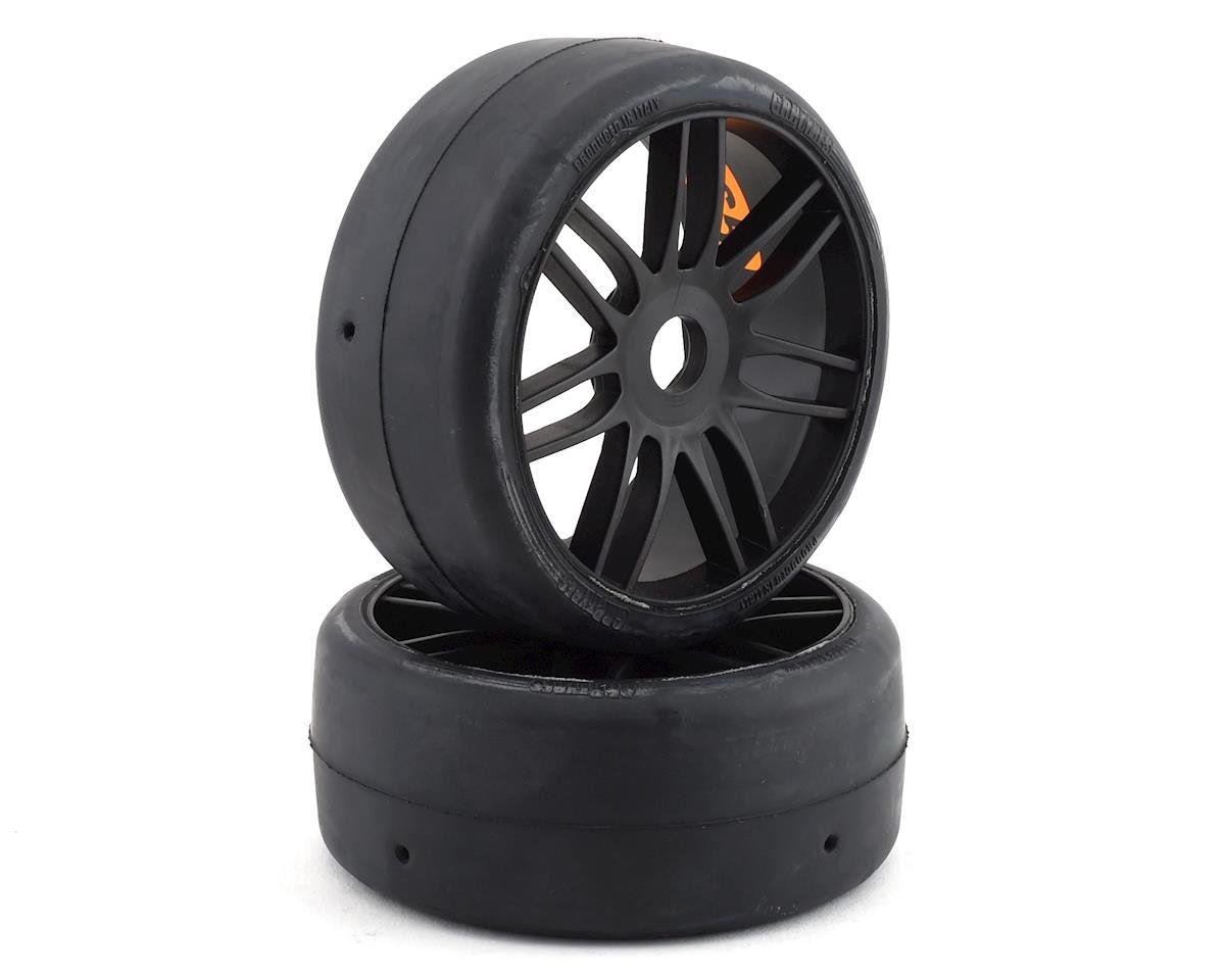 GRP GTX01-S3 GT T01 REVO S3 Pneus à ceinture montés souples 1/8 Buggy Noir