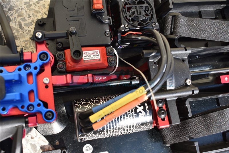 GPM MAF016F ARRMA LIMITLESS ALL-ROAD SPEED BASH Aluminum Front Chassis Brace - 3