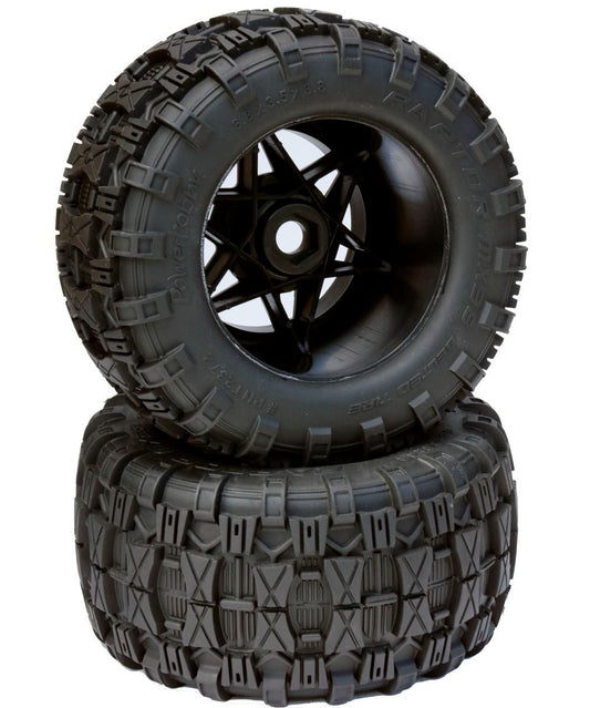 Powerhobby PHT2372-B 1/8 Raptor 3.8” Belted All Terrain Tires 17MM