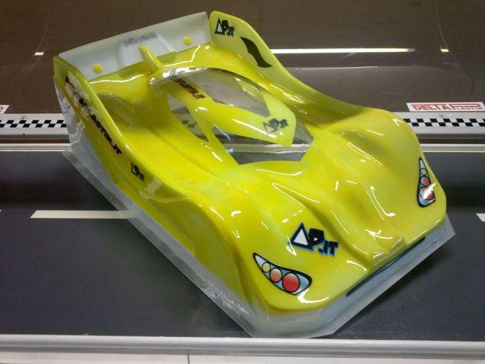DELTA PLASTIK C147 DOME C 1/8 SCALE GT RC SPEED RUN CAR BODY