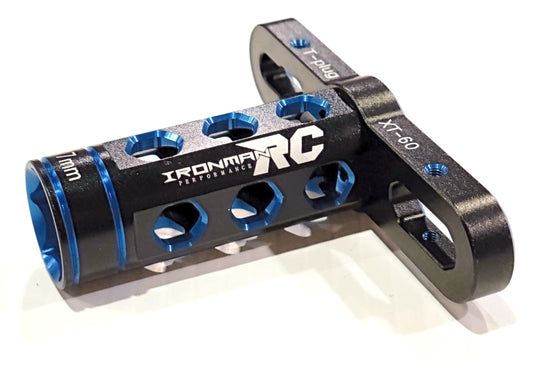 IRonManRc 17mm T-Handle Wheel Wrench BLACK/BLUE