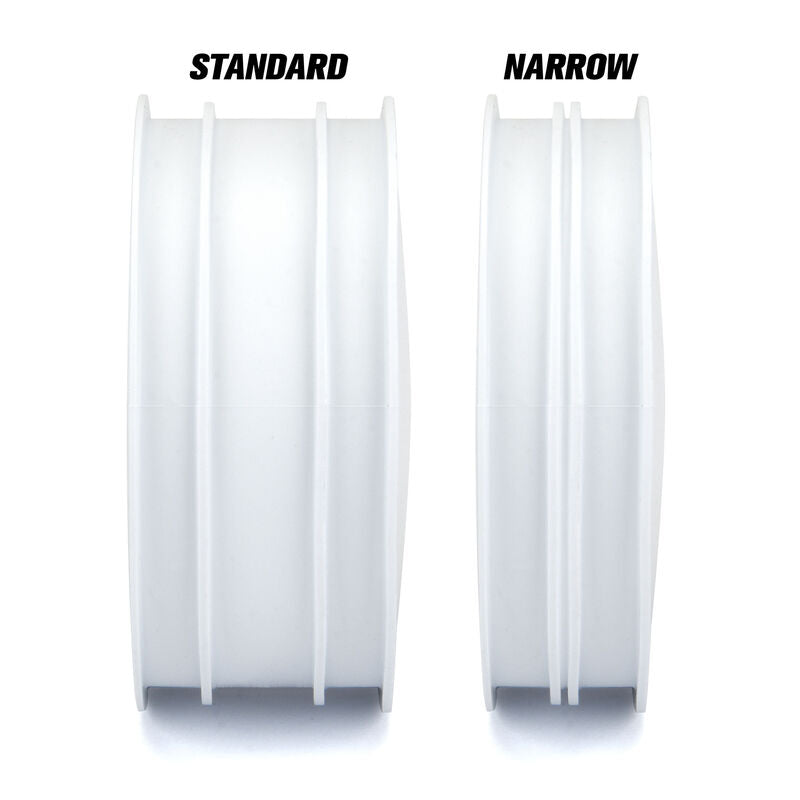 PRO-LINE 2778-04 1/10 Velocity Narrow 2WD Delantero 2.2" 12mm Ruedas para Buggy (2) Blanco