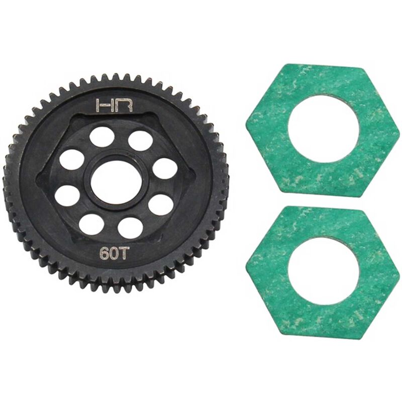 Hot Racing SMTT60M05 Steel Spur Gear 60t 0.5M: Mini-T 2.0