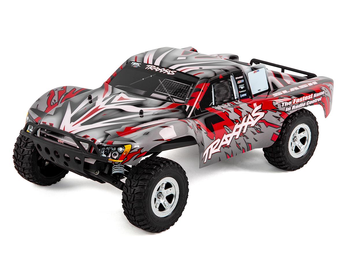 TRAXXAS 58024-RED Slash 1/10 RTR Electric 2WD Short Course Truck w/TQ
