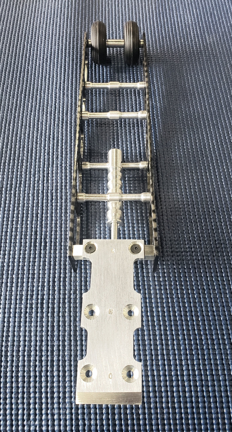 Hobao GTB/GTLE escala 1/8 Drag Racing DUAL Wheelie Bar 12 pulgadas estilo riel