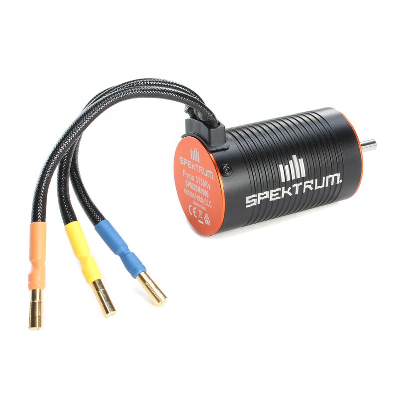 Moteur sans balais SPEKTRUM SPMXSM1000 Firma, 3150Kv, balle de 4 mm