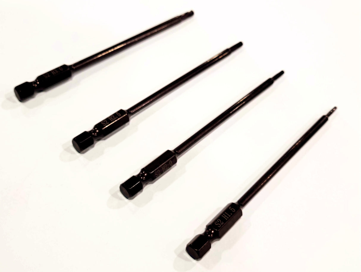 IronManRc MAGNETIC Dysnasty Drivers Juego de puntas de taladro métricas de 1/4 1,5 2,0 2,5 3,0