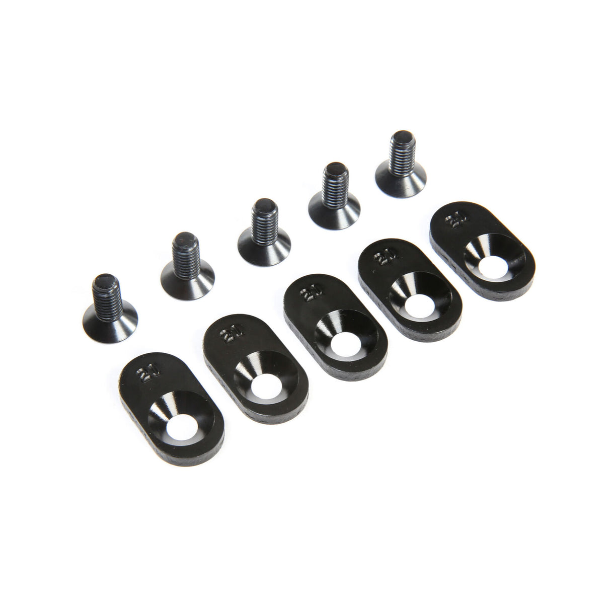 Losi LOS252105 Inserto y tornillos de montaje del motor 21T