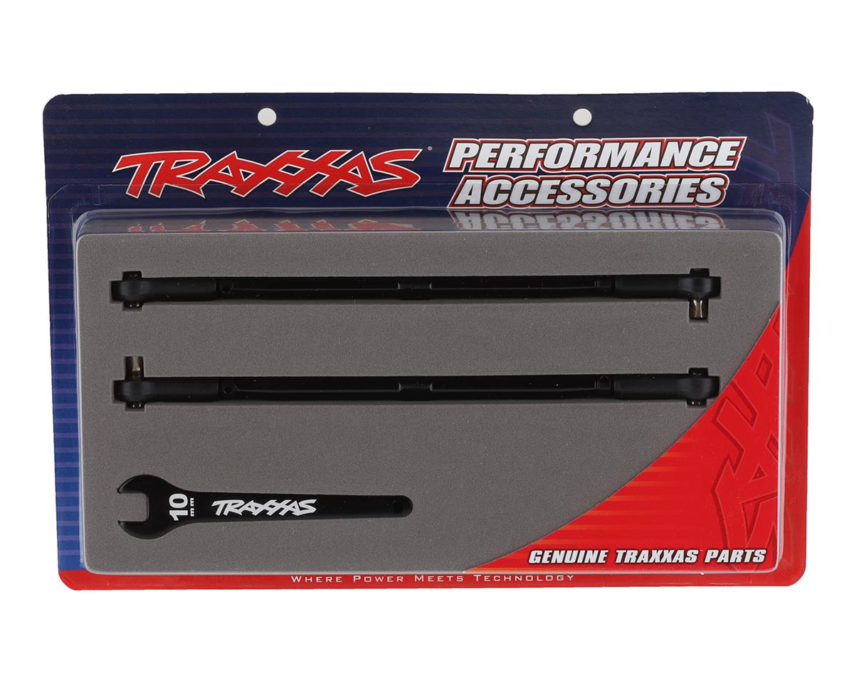 Traxxas 7897A X-Maxx WideMaxx Eslabones delanteros de aluminio (negro) (2)