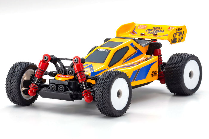 Kyosho 32092Y Mini-Z Buggy Readyset Turbo Optima Mid Special Jaune