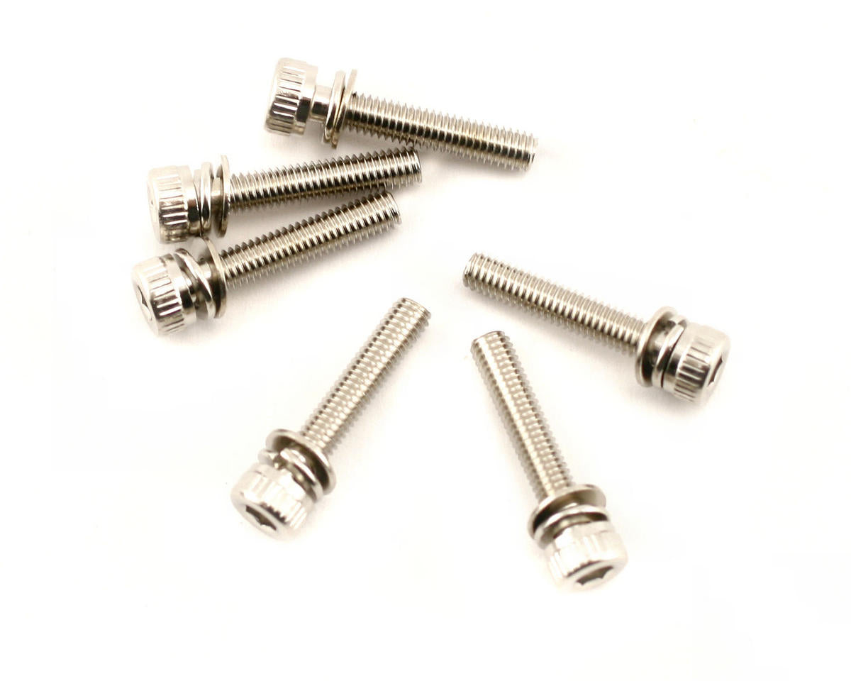 Tornillos de cabeza cilíndrica Traxxas 5142 de 3 x 15 mm (6)