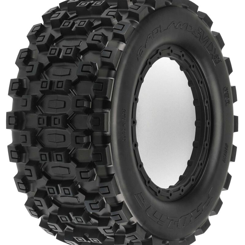 Proline PRO1013100 Badlands MX43 Pro-Loc Tire(2) Pro-Loc X-MAXX Wheel