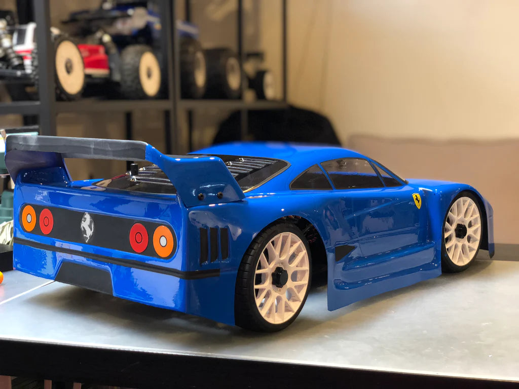 DELTA PLASTIK 0100 - F40 1/8 SCALE GT RC CAR BODY