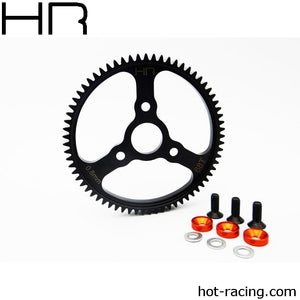 HOT RACING SERVO268 Engranaje recto de acero resistente, 68 dientes, paso 32, 0,8 M