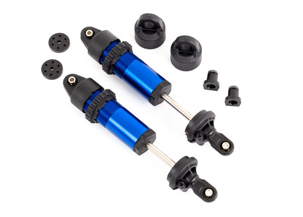 Amortiguadores Traxxas 9660, GT-Maxx®, aluminio (anodizado en azul)