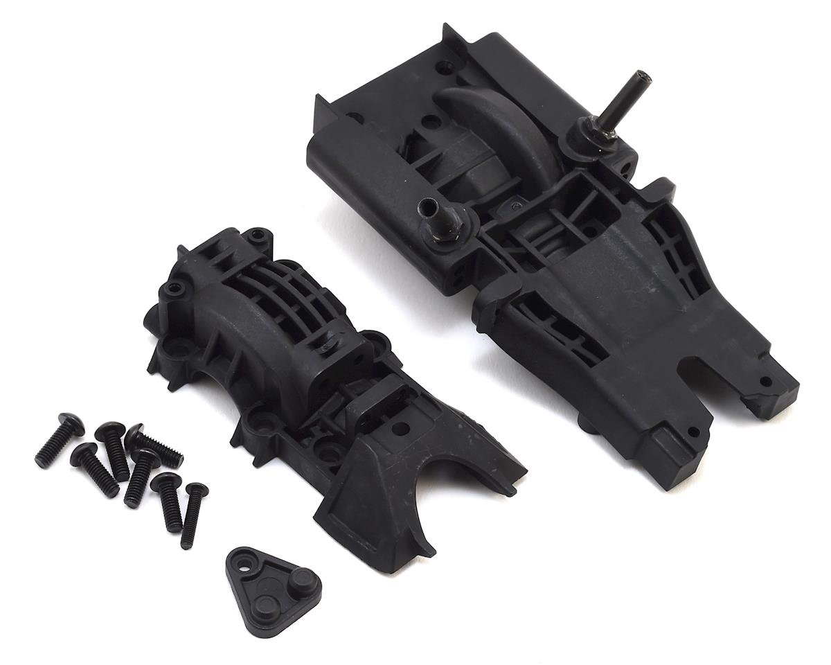 Traxxas 8629 Juego de mamparo trasero superior e inferior