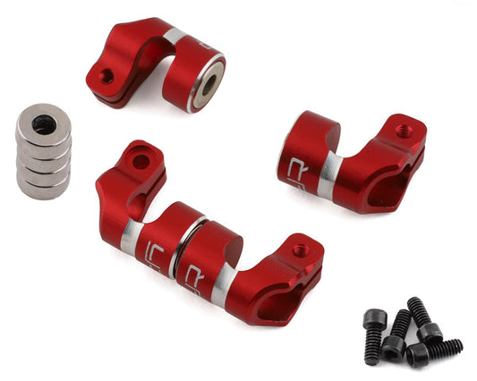 Yeah Racing YA-0533RD Aluminum Magnetic Body Hole Marker Kit (Red)