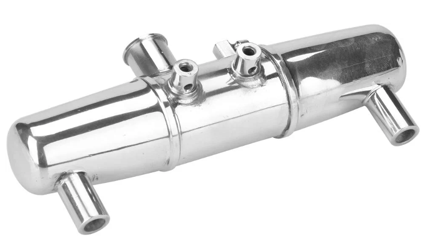 IRonManRc Tuyau d'échappement arrière universel double réglé 1/10 1/8