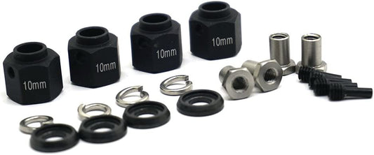 IRonManRc 12mm Hex 10mm Offset METAL Wheel Spacers Hubs for TRX4 SCX10