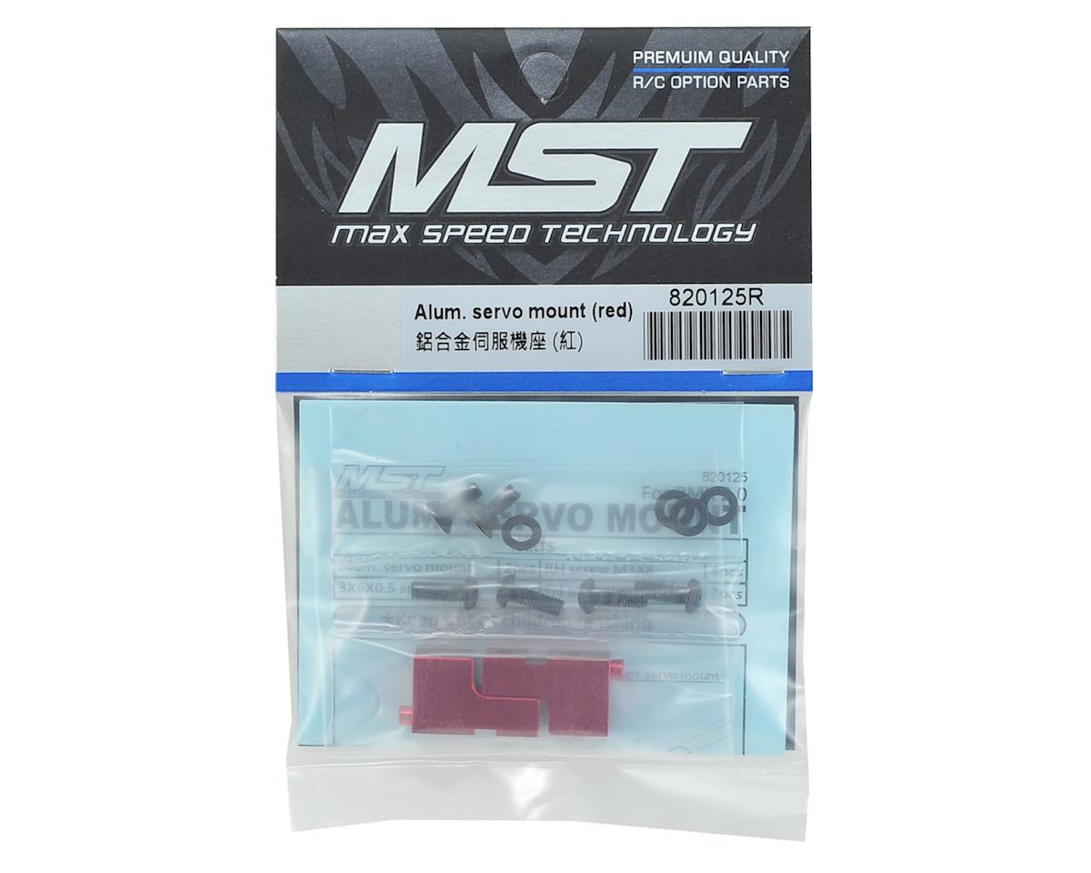 MST 820125R RMX 2.0 Aluminum Servo Mount (Red)