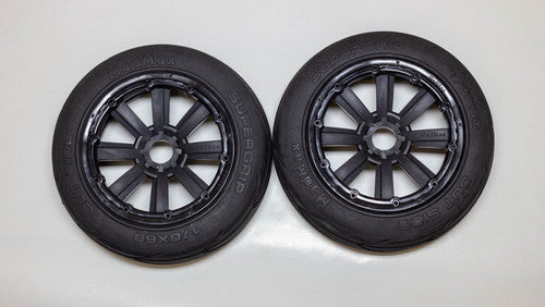 MadMax MMX150F Complete Assembled "Supergrip" Onroad Tire/Wheel set for HPI