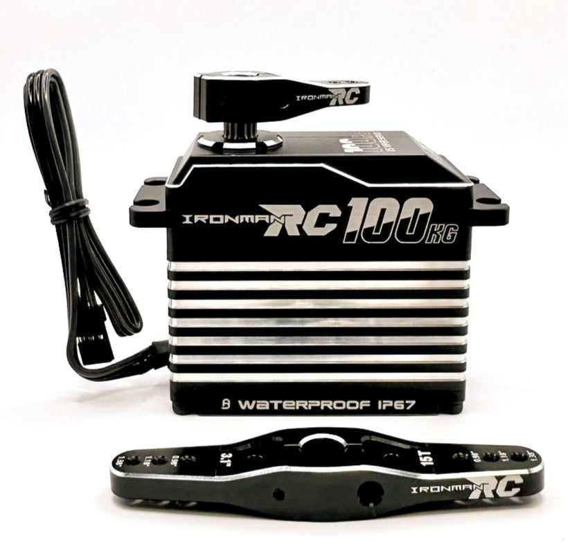 IRonManRc 1/5 VIPER 1390 aluminium étanche-servo sans balais à engrenages métalliques