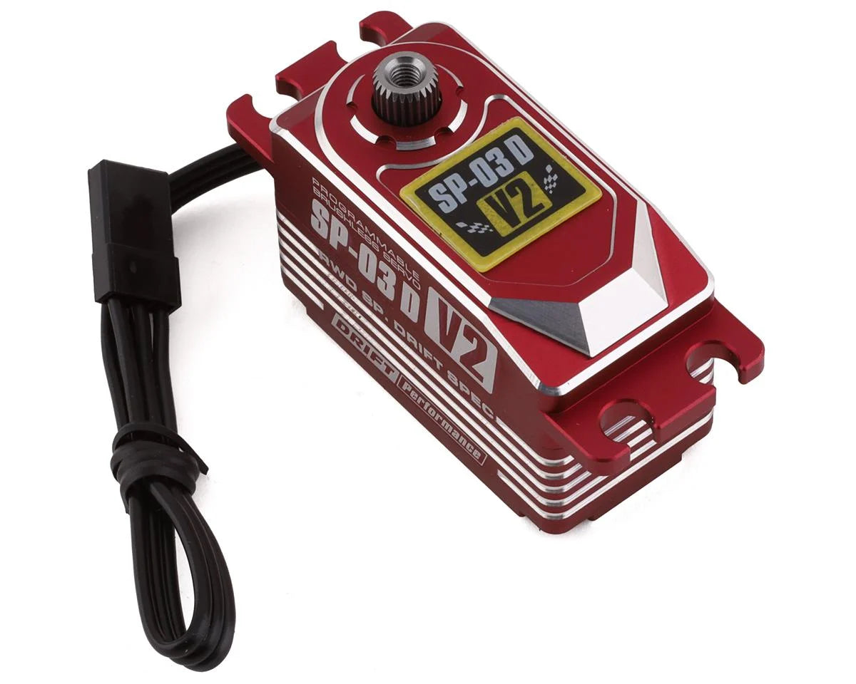 Yokomo SP-03 D V2 Servo de deriva programable sin escobillas (rojo) (alto voltaje)
