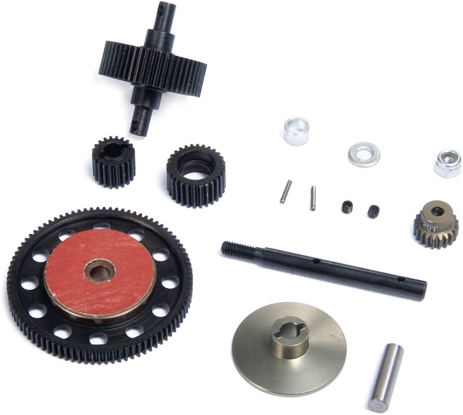 IronManRc Juego de engranajes rectos de transmisión de acero resistente para 1/10 Axial SCX10