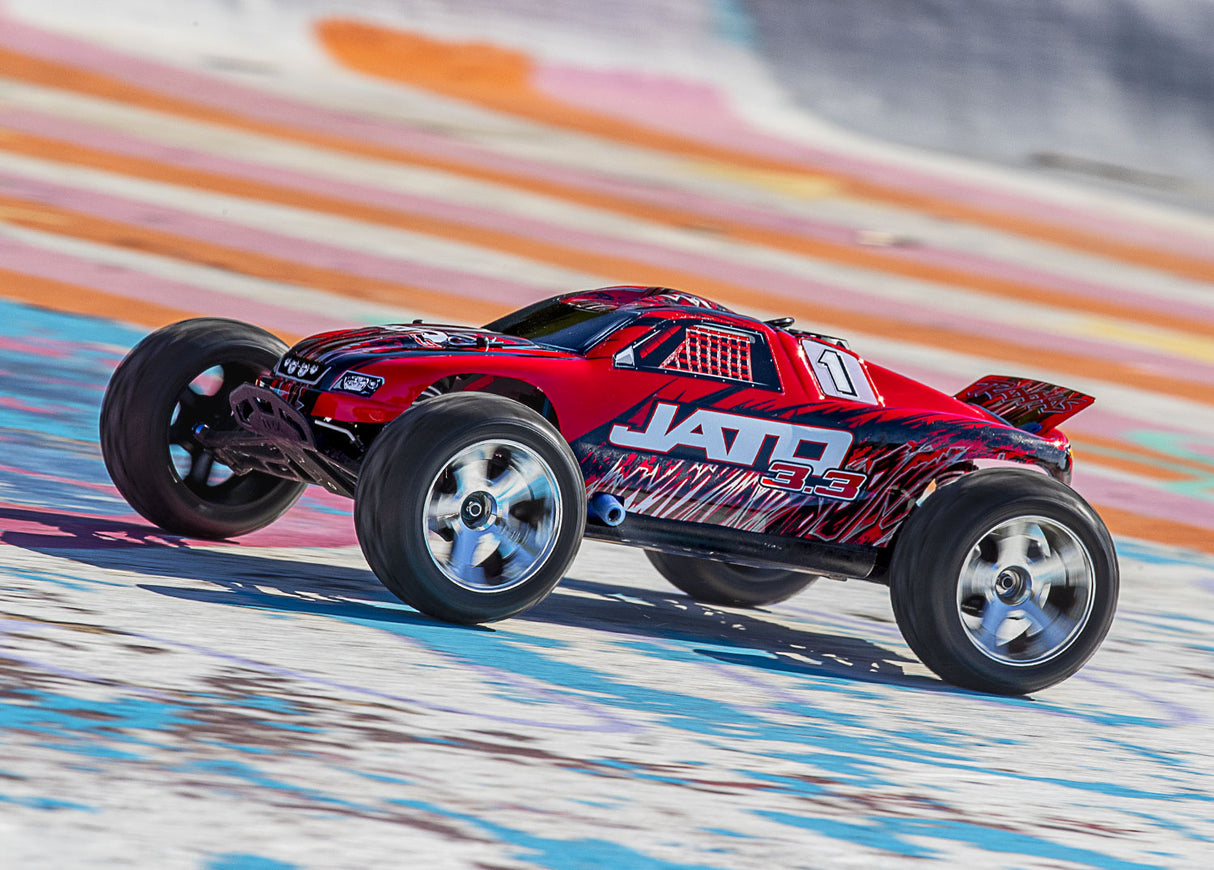 Traxxas Jato 55077-3 Red 3.3 2WD RTR Nitro Stadium Truck