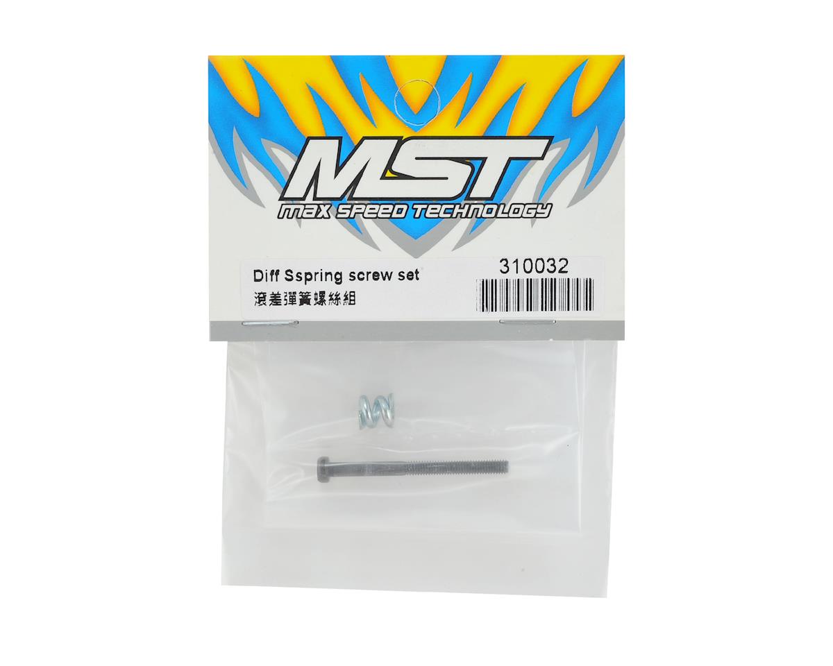 MST 310032 RMX 2.0 S Juego de tornillos y resortes para diferencial