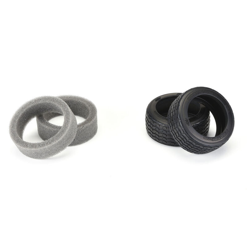 PROLINE 10140-17 1/10 PROTOform VTA Pneus avant 26 mm VTA montés sur roues blanches de 12 mm