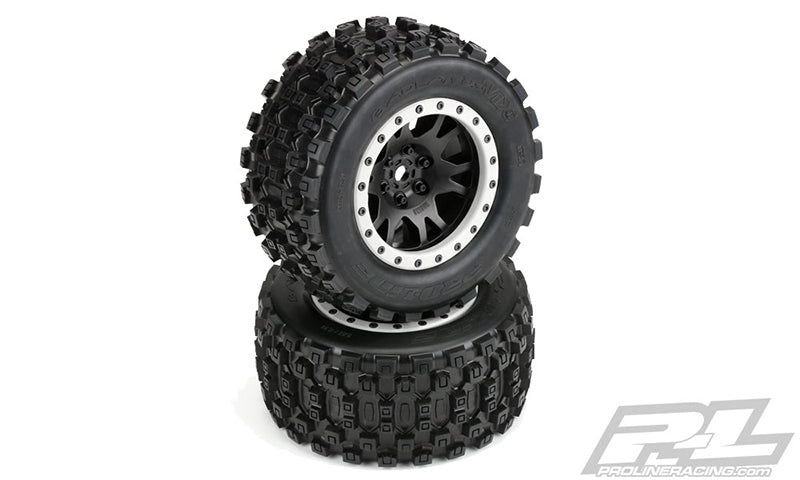 PRO-LINE PRO1013113 Badlands MX43 Pro-Loc All Terrain Tires Mounted (PAIR 2)