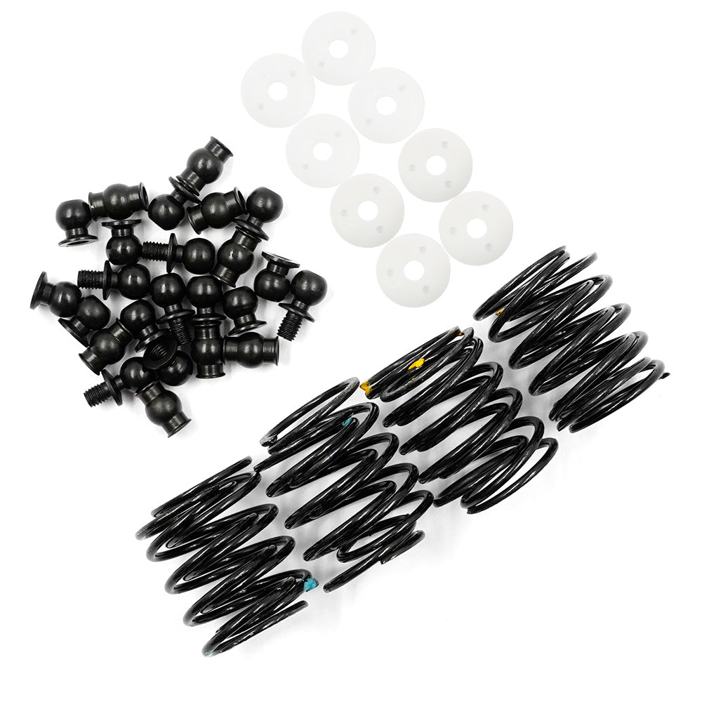 YEAH RACING BBG-0055RD ALUMINUM BIG BORE GO 55mm DAMPER SET 4PCS FOR 1/10 RC TOURING CAR RED