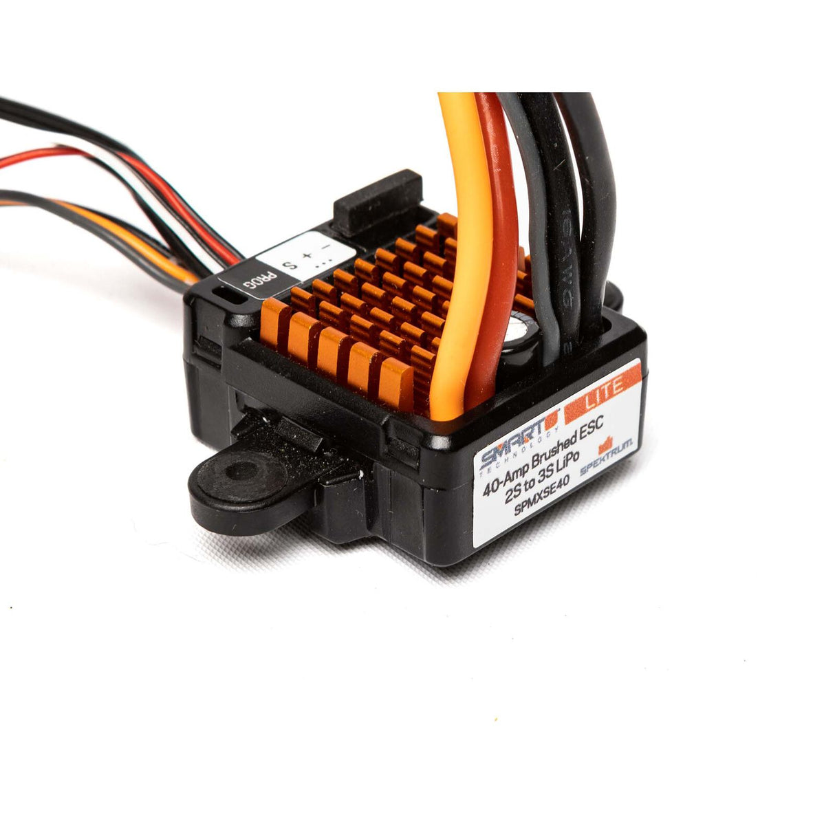 SPEKTRUM SPMXSE40 Firma 40A Lite ESC inteligente cepillado, 2S-3S: IC3