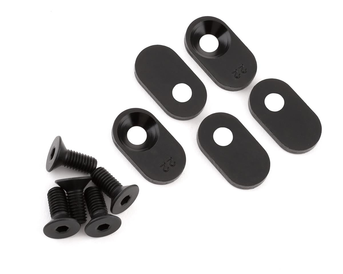 Losi LOS252107 5ive-T 2.0 22T Engine Mounts Inserts (Black) (5)