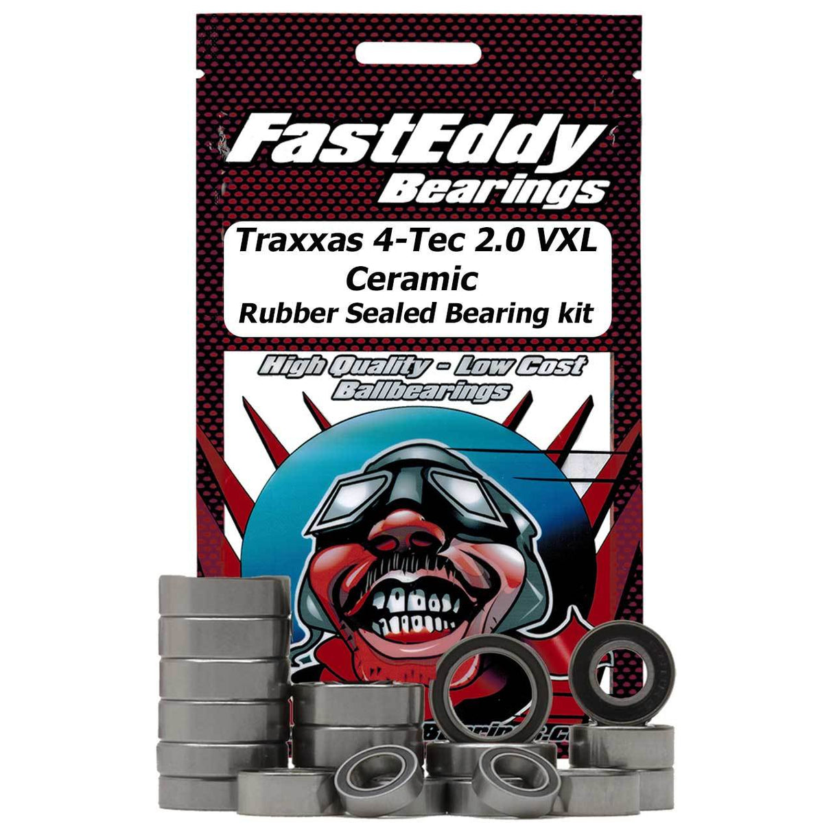 FAST EDDY TFE5790 Traxxas 4-Tec 2.0 VXL Kit de roulements scellés en caoutchouc céramique