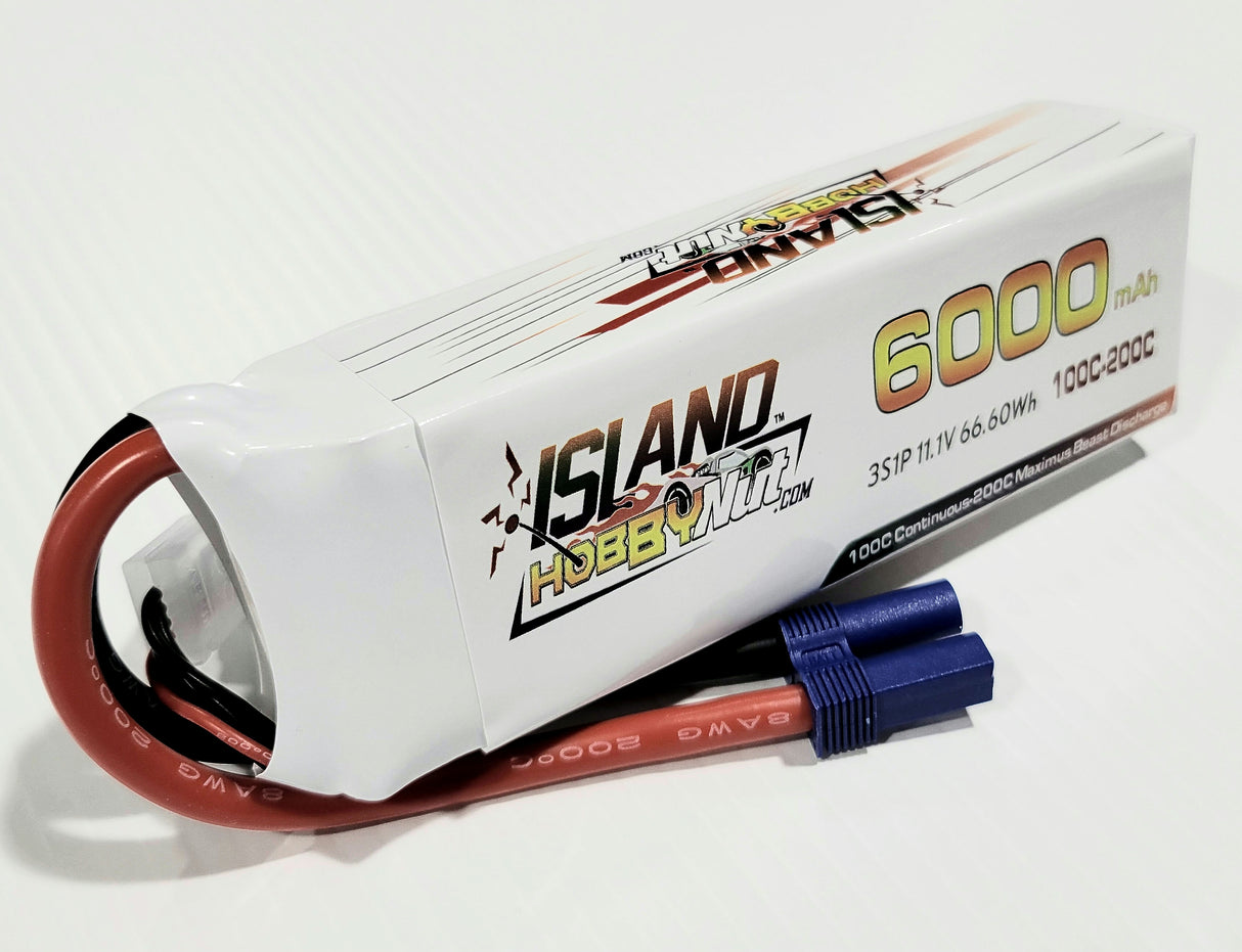 IslandHobbyNut 4s 4400 mah 11.1 v 100 - 200C BATTERIE LIPO